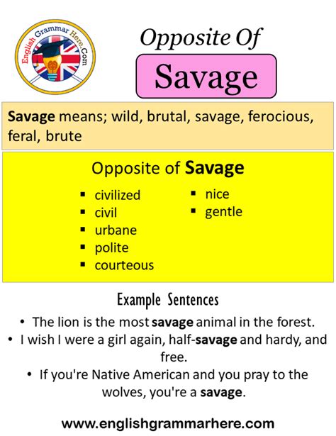 antonyms of savage|opposite of savagery.